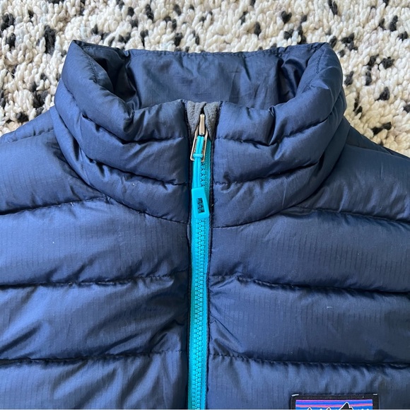 Patagonia Puffer Vest Navy Blue Full Zip Women’s Size XS - Picture 7 of 14